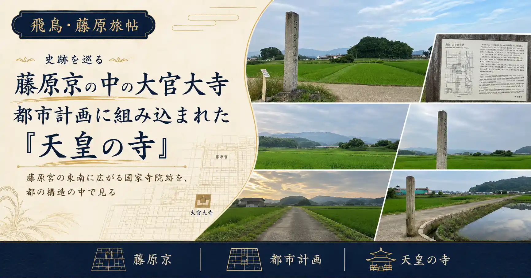 藤原京の都市計画に組み込まれた大官大寺の位置づけ