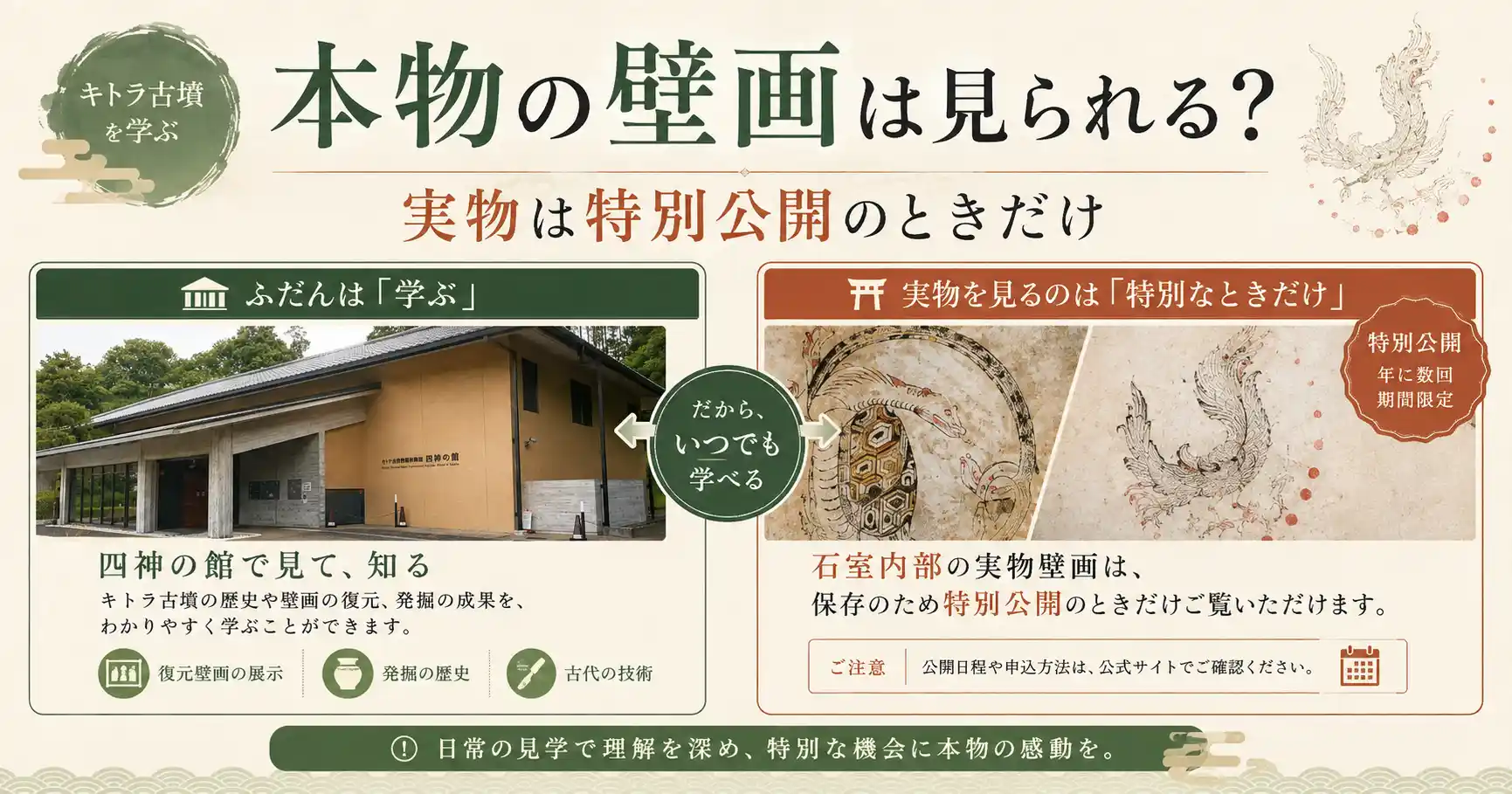 実物壁画の特別公開の見どころ